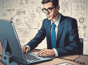 A white mask with distinct black features is placed on an open server tray in a data center or server room. The server is equipped with various LED indicators and network ports, suggesting an active setup.