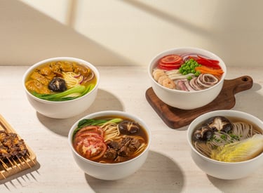 Hot Halal Beef Noodle Bowl with Broth – Kol Noodle NYC