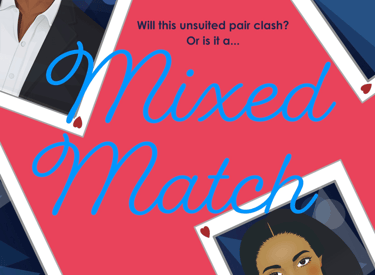 Mixed Match - a Black woman and man each inside playing cards