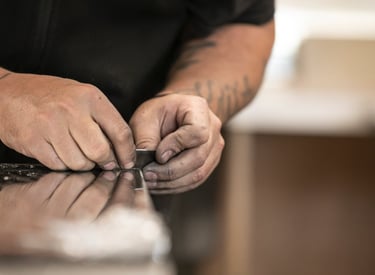 Artisan comptoir en Zinc