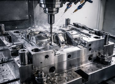 Usinagem de molde e matriz