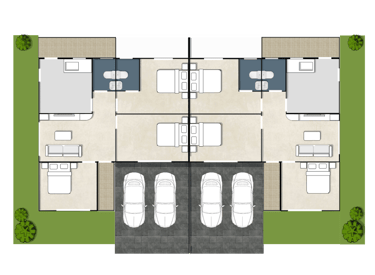 กิตยาแลนด์ 3 บางคล้า บ้านแฝด 2.1 ล้าน ฉะเชิงเทรา