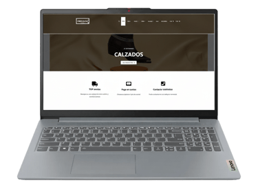 Página web de calzados