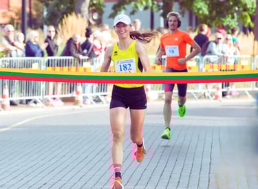 Tarptautinio Nidos Pusės Maratono 2025 geriausia bėgikė