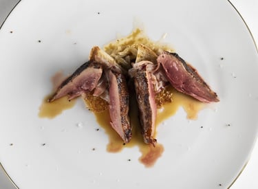 Piatto di terra fatto da Mauro Ricciardi al Ristorante LUV, Fiumaretta