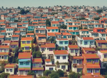 A panoramic view of Bangalore's urban landscape.