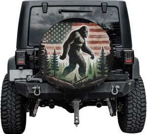 a big foot jeep Spare Tire Cover 