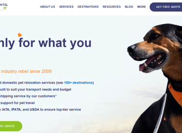 transcon pet movers services