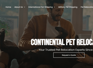 continental pet relocation services
