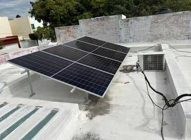 Paquete 4 paneles solares