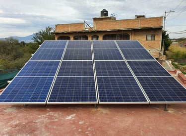 Paquete 8 paneles solares