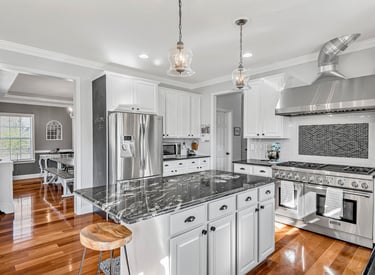 Staging Client's Commercial-Grade Kitchen