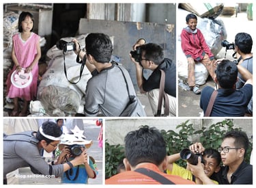 Behind the photo-scene