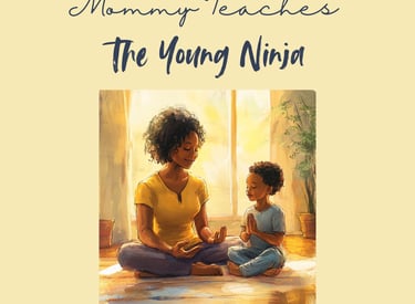 Sitting with his Mommy, this young boy is learning how to meditate and find comfort for himself.