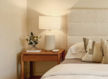 Zona dormitorio muy cálida 