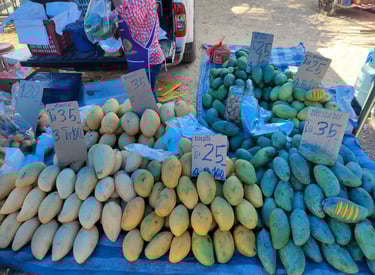 Le marché de Sawi Ying Chaoren (ตลาดนัดยิ่งเจริญ)