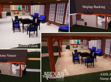 Patio Options Preview Rendering 3D