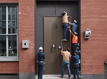 person holding yellow plastic spray bottle