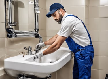 man in black jacket and helmet climbing orange ladder