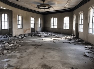 Uniformed staff providing reception and general services in a corporate lobby.