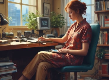 Snapshot from a creative DIY video showcasing colorful materials and hands at work.