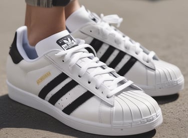 A clean and restored pair of sneakers.