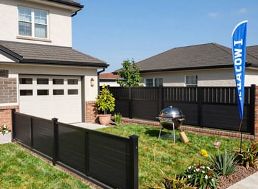 Close-up of sturdy fiberglass mesh rolled out on a construction site