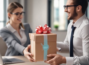 white jacket with blue patches