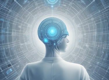 A group of diverse scientists collaborating over quantum mechanics data on screens.