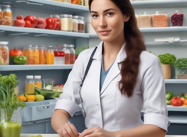 Close-up of a student working on a science project in a modern lab.