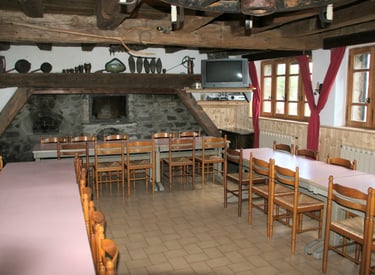 Salle à manger de la ferme "La Luc"