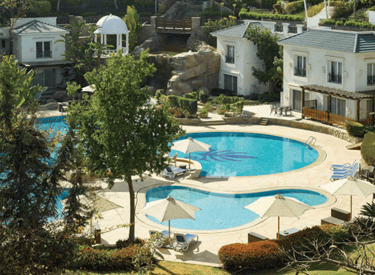 Mountain View iCity New Cairo apartments and villas with swimming pool view