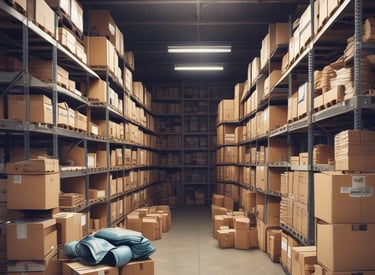 Fresh fruits and vegetables packed securely for air shipment.