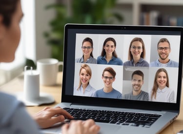 A close-up of hands holding a worn notebook filled with handwritten financial notes.