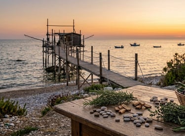 Home fragrances and souvenir of Officina Auramaris sulla Costa dei Trabocchi, Abruzzo, Italy