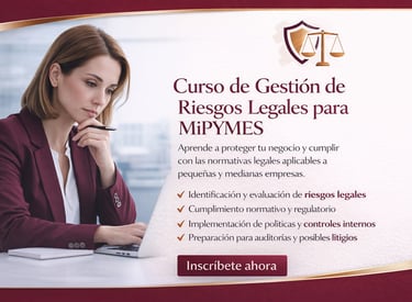 CURSO de gestion de riesgos, mipymes , compliance