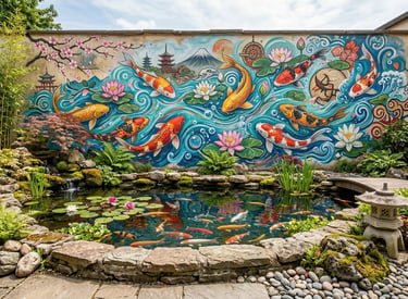Pembuat kolam koi