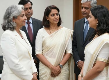 A community leader sharing insights during a grassroots meeting.