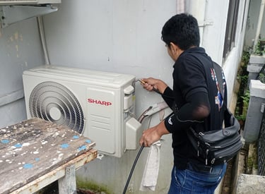  layanan service AC panggilan lengkap untuk rumah, kos, ruko dan kantor di wilayah Sukaraja