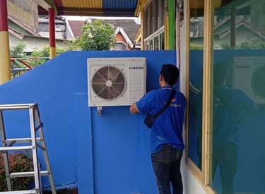  layanan service AC panggilan lengkap untuk rumah, kos, ruko dan kantor di wilayah Sukaraja