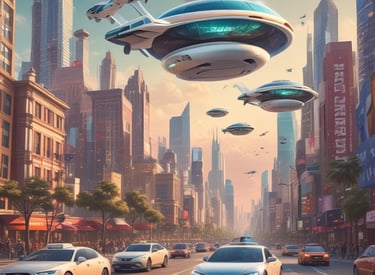 A person riding a motorcycle on a city street