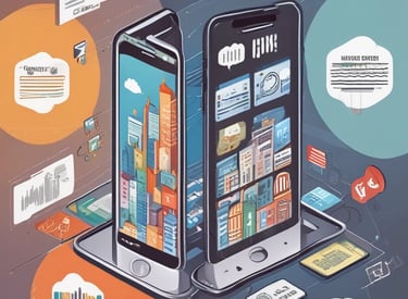 A graphic illustrating publisher benefits in mobile advertising.