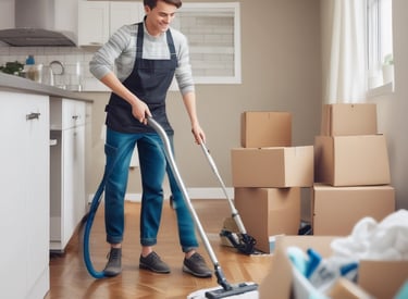 Our team carefully sanitizing a kitchen area in a Pleasant Hill residence.