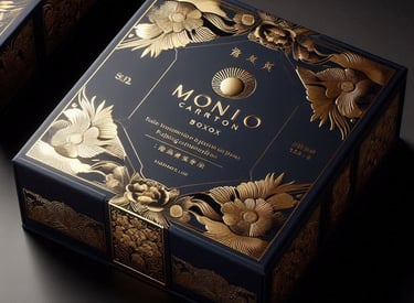 Printed carton box designed for sweets and bakery products