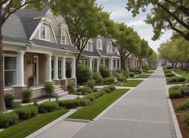 Concrete preparation for a smooth sidewalk and driveway in progress.