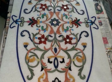 Mandir panal inlay work 9760103020