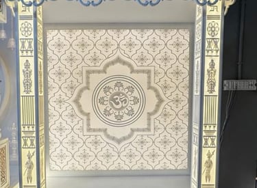 Pillar with om Taj 9760103020