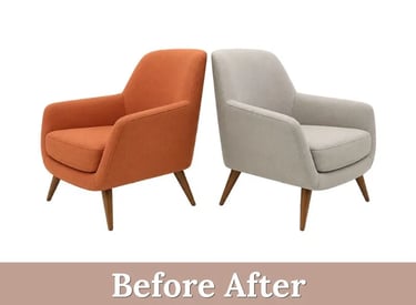 before after chairs