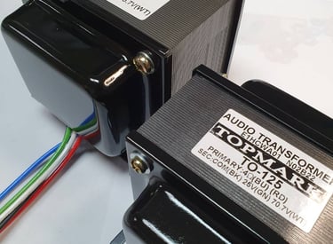 topmark audio transfomers in black bells