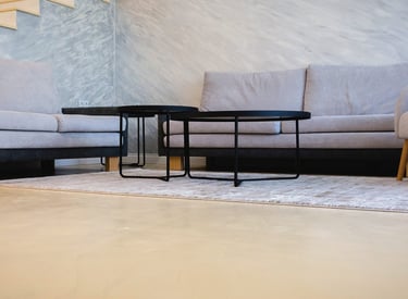 подове с микроцимент и baxab